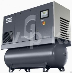Винтовой компрессор Atlas Copco GA 7 7,5 FF с ресивером Винтовой компрессор Atlas Copco GA 7 7,5 FF с ресивером фото