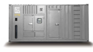 Дизельный генератор CTG 1375B в кожухе  промышленный фото