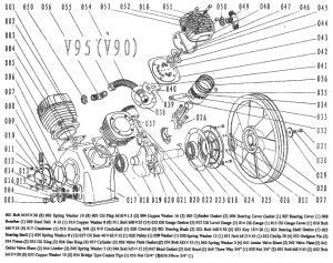 Маслосъемное кольцо для v90