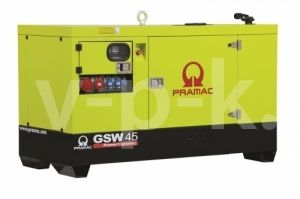 Дизельный генератор PRAMAC GSW 10 Y с автозапуском в кожухе  фото