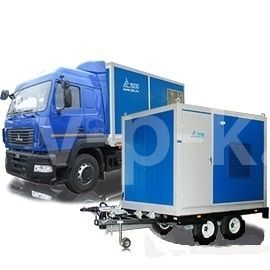 Дизельный генератор ТСС АД-440С-Т400-1РМ17 (Mecc Alte) на прицепе  фото