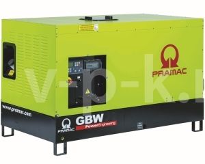 Дизельный генератор PRAMAC GBW10P 1-фазный в кожухе  Дизельный генератор PRAMAC GBW10P 1-фазный в кожухе  фото