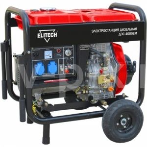 Дизельный генератор ELITECH ДЭС 4000 ЕM  фото