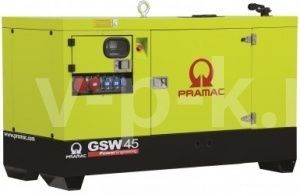 Дизельный генератор PRAMAC GSW 45 P 3-фазный в кожухе  фото