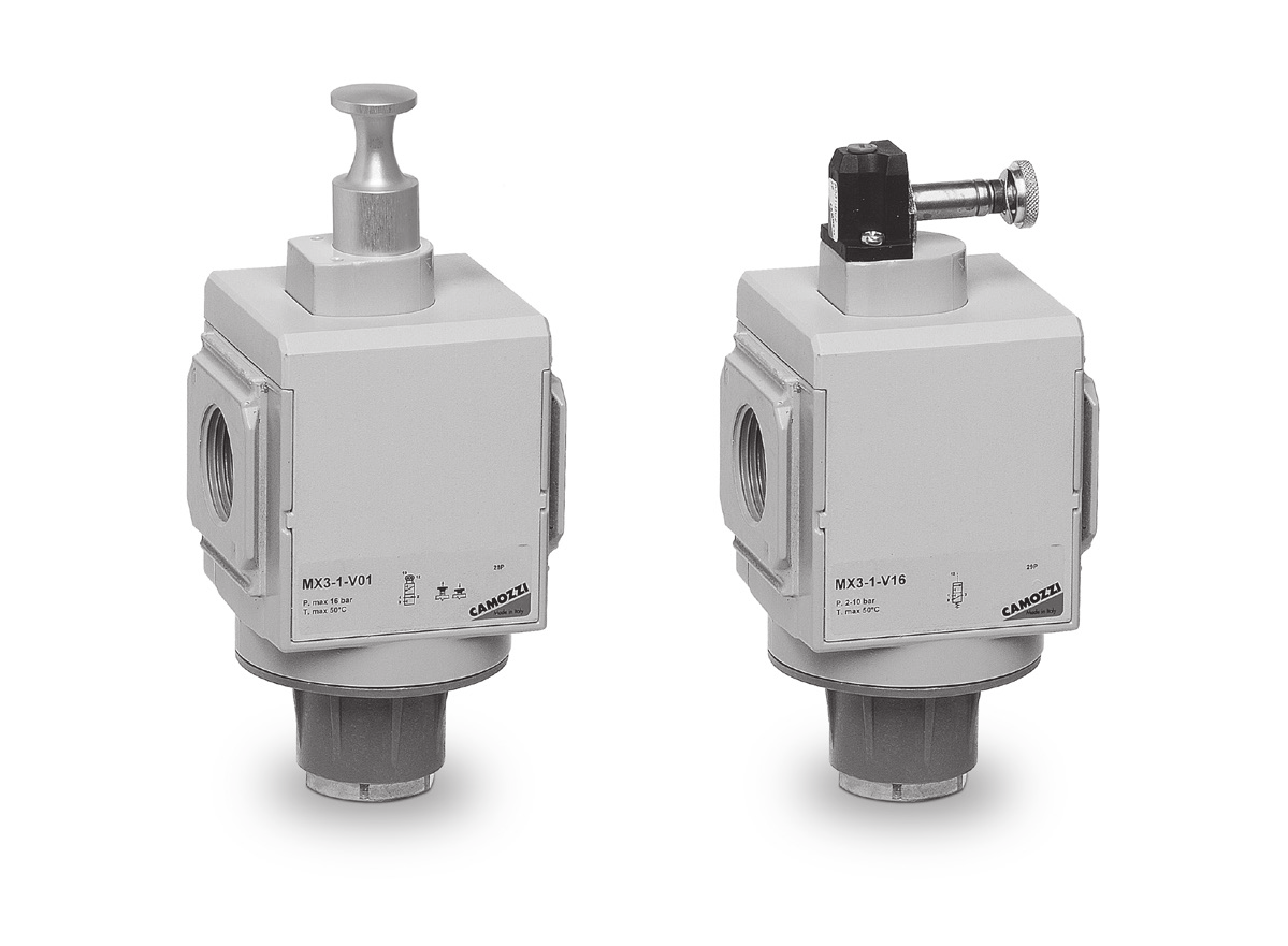 клапан воздушный  MX2-1/2-V01, клапан пневматический MX2-1/2-V01, клапан для компрессора  MX2-1/2-V01