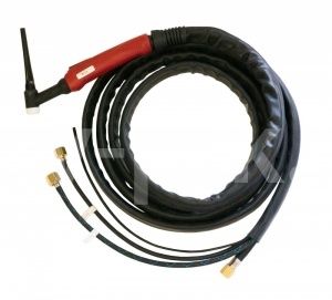 Aurora Горелка TIG SUPER TS 18 320A (100%), M12x1, газ 1/4G, вода 3/8G, 4m-с упр. разъёмами 2-3-5pin Aurora Горелка TIG SUPER TS 18 320A (100%), M12x1, газ 1/4G, вода 3/8G, 4m-с упр. разъёмами 2-3-5pin