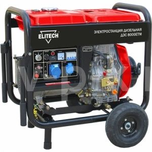Дизельный генератор ELITECH ДЭС 8000 ЕТM  фото
