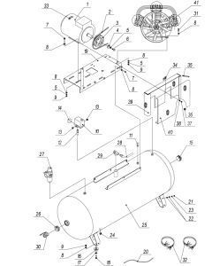 Болт М10х25 для 500lb75