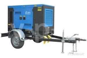 Дизельный генератор ТСС АД-20С-Т400-1РКМ16 в шумозащитном кожухе на прицепе с АВР 038146,028439 (с автозапуском) фото
