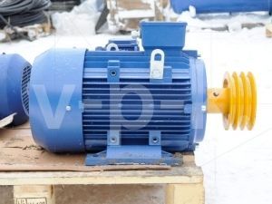 Электродвигатель со шкивом С416М  к головке С416М для компрессора АСО-Бежецк