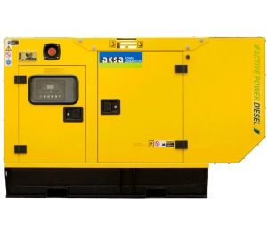 Дизельный генератор Aksa APD33P в кожухе с АВР  промышленный фото