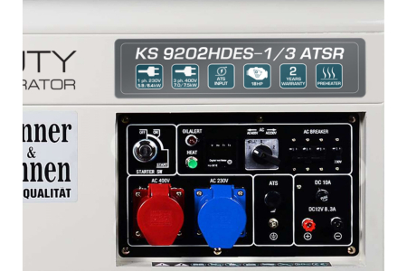 Дизельный генератор Konner&Sohnen KS 9202HDES-1/3 ATSR