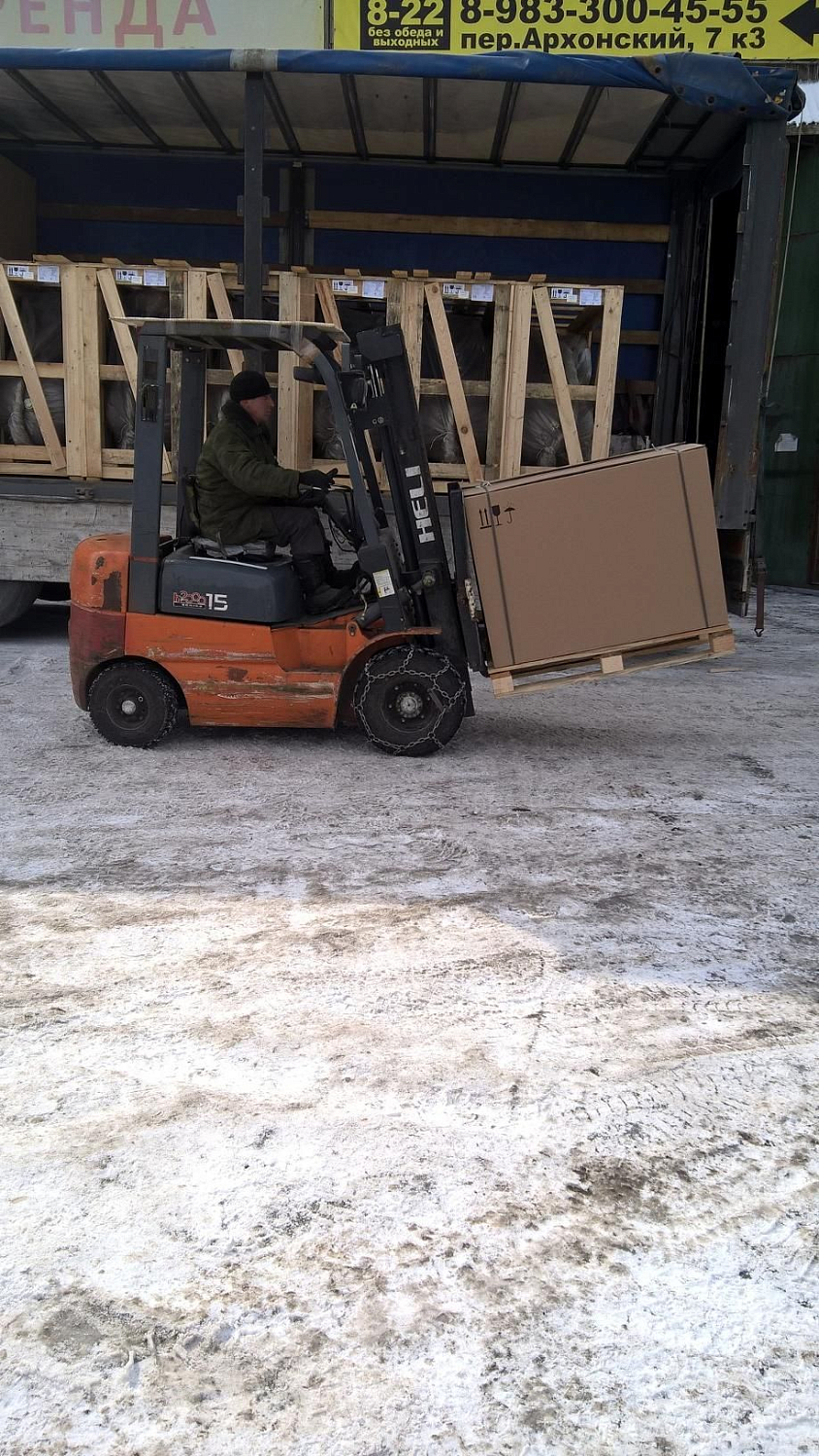 Пополнение склада в Новосибирске Пополнение склада в Новосибирске