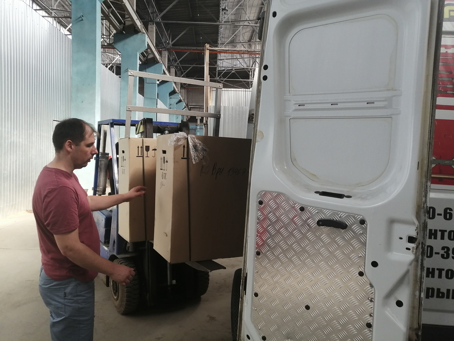 Отгрузка поршневого компрессора СБ4/С-100.LB30A в Воронеже