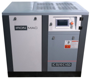 Винтовой компрессор IRONMAC IC 50/10 C VSD (IP55) фото