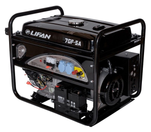 Бензиновый генератор Lifan 7 GF-5A (LF7500AE) 00000505 4-х тактный фото