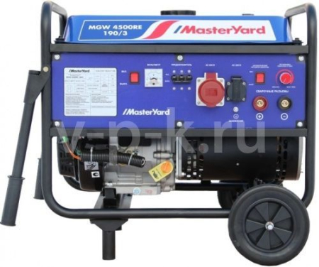 Бензиновый генератор MasterYard MGW 4500RE-190/1