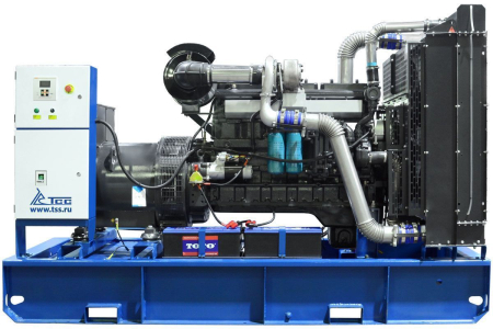 Дизельный генератор  ЭД-250-Т400 с АВР в погодозащитном кожухе на прицепе