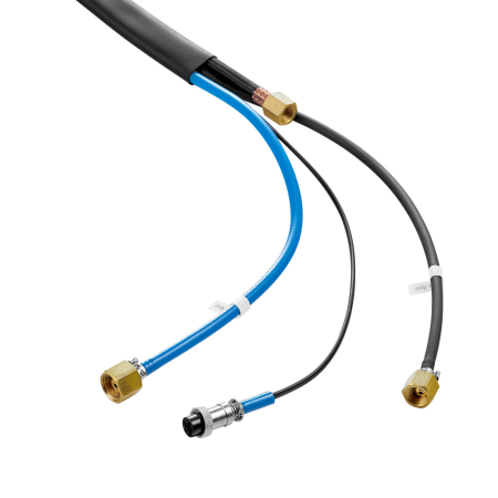 Горелка TIG TP 20 (M12x1, 1/4G, 3/8G, 2PIN) 4м водяное охлаждение TBW2001-04 Горелка TIG TP 20 (M12x1, 1/4G, 3/8G, 2PIN) 4м водяное охлаждение TBW2001-04