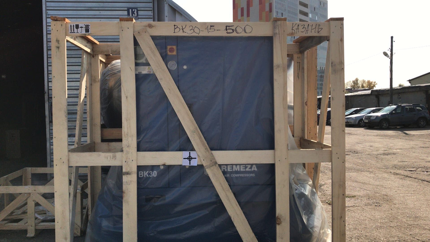 Поставка винтового компрессора на Казанский завод Поставка винтового компрессора на Казанский завод