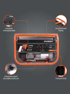 Бензиновый генератор PATRIOT GRS 3800 476102255 фото