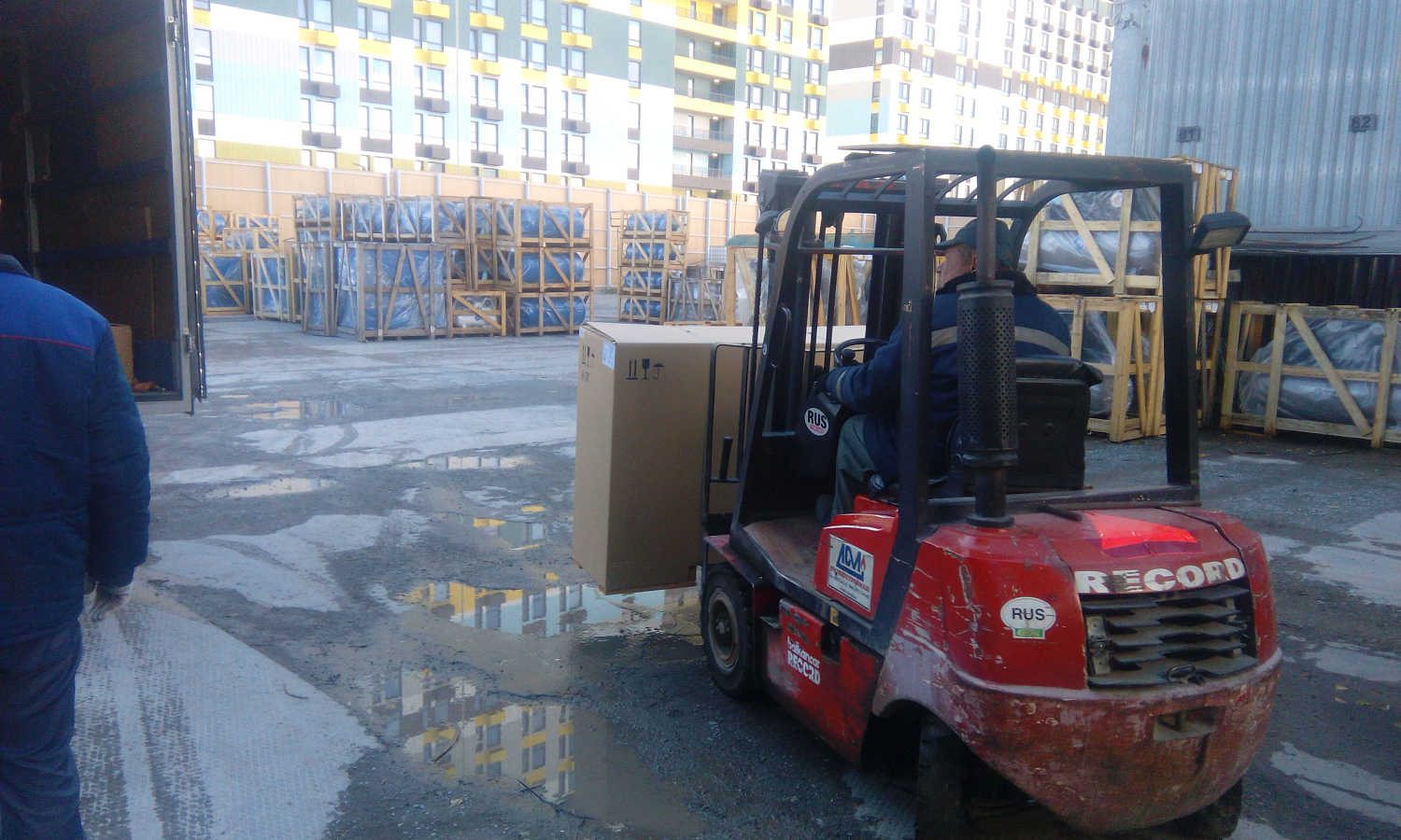 Отгрузка поршневого компрессора в регион