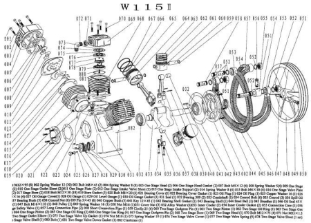 R 031W115II Кольцо уплотнительное W115II для w115-16 (16 бар)