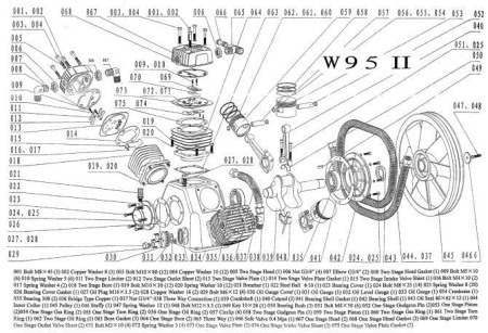 R 013W95II Плита клапанная ВД W95II для w95-16 (16 бар)