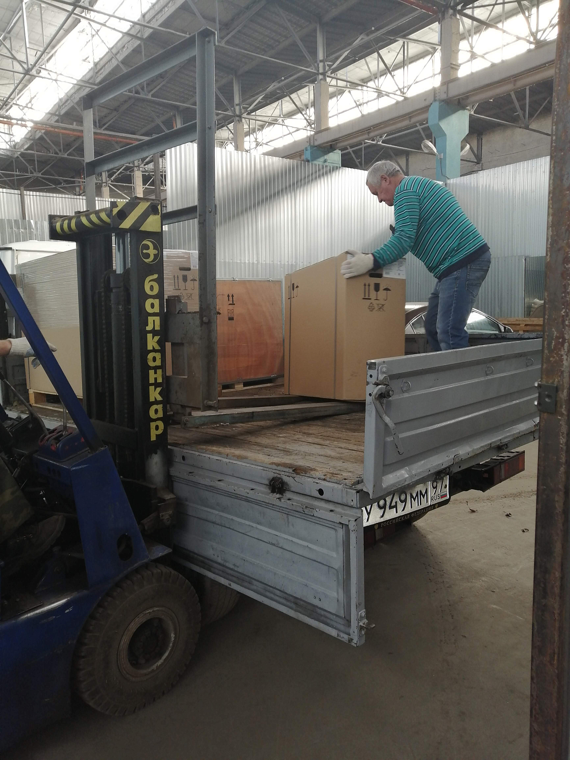 Отгрузка компрессорного оборудования в Воронеже