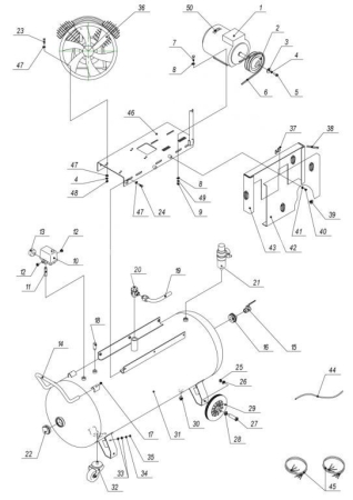 R 3142.00.00.400/500 Решетка в сборе для 270v80