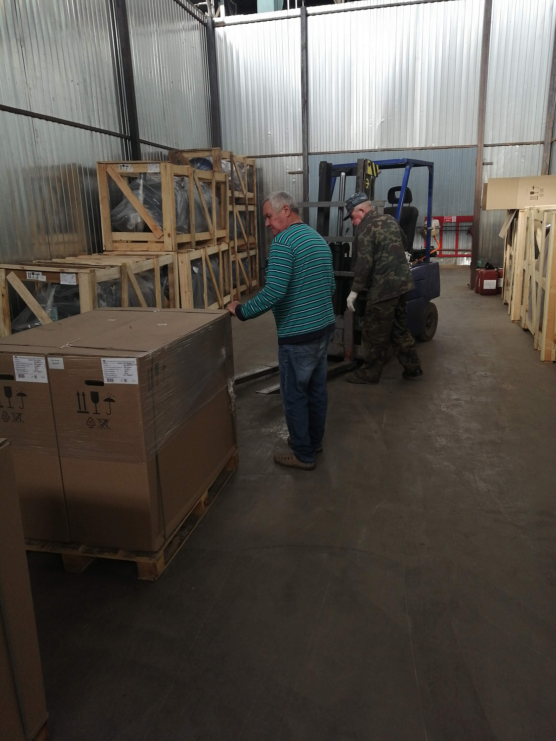 Отгрузка компрессорного оборудования в Воронеже