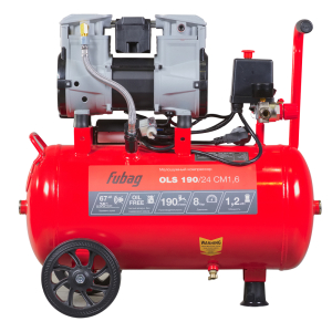 Поршневой компрессор Fubag OLS 190/24 CM1.6 646067 передвижной электрический фото