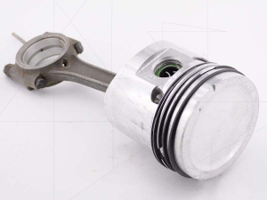 Поршень с шатуном ЦНД С415М.01.00.100 к головке С415М для компрессора АСО-Бежецк фото