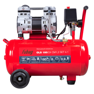 Поршневой компрессор Fubag OLS 180/24 CM1.2 SET 4.1 646069 передвижной электрический фото