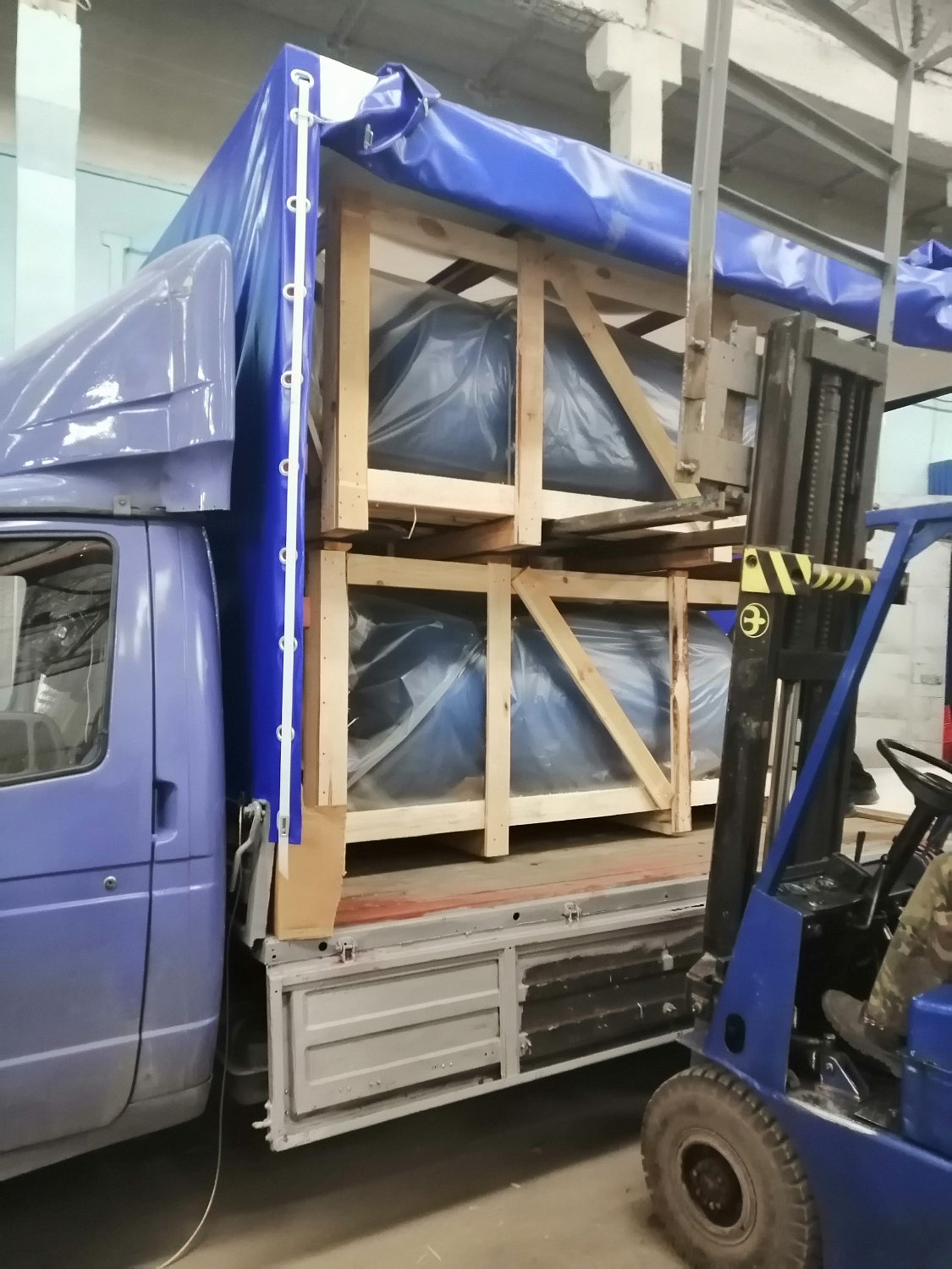 Отгрузка четырех ресиверов в Воронеже