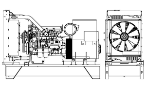 Дизельный генератор Onis Visa BD 400 B  фото