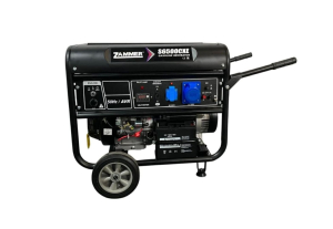 Бензиновый генератор Zammer S6500CXE- 5кВт S6500CXE передвижной фото