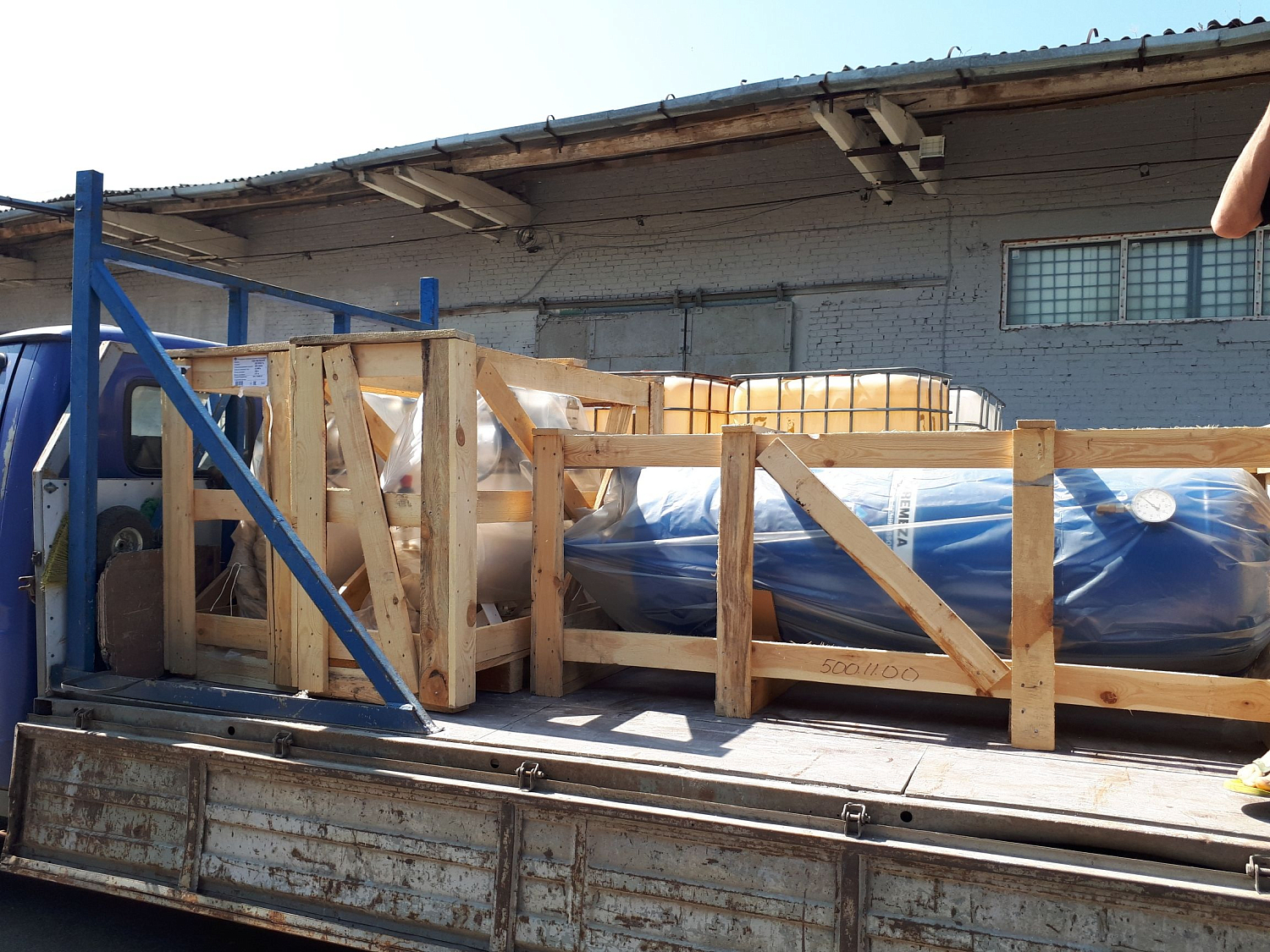 Отгрузка безмасляных компрессоров