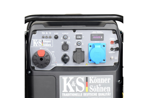 Бензиновый генератор Konner&Sohnen KS 8100iE  фото
