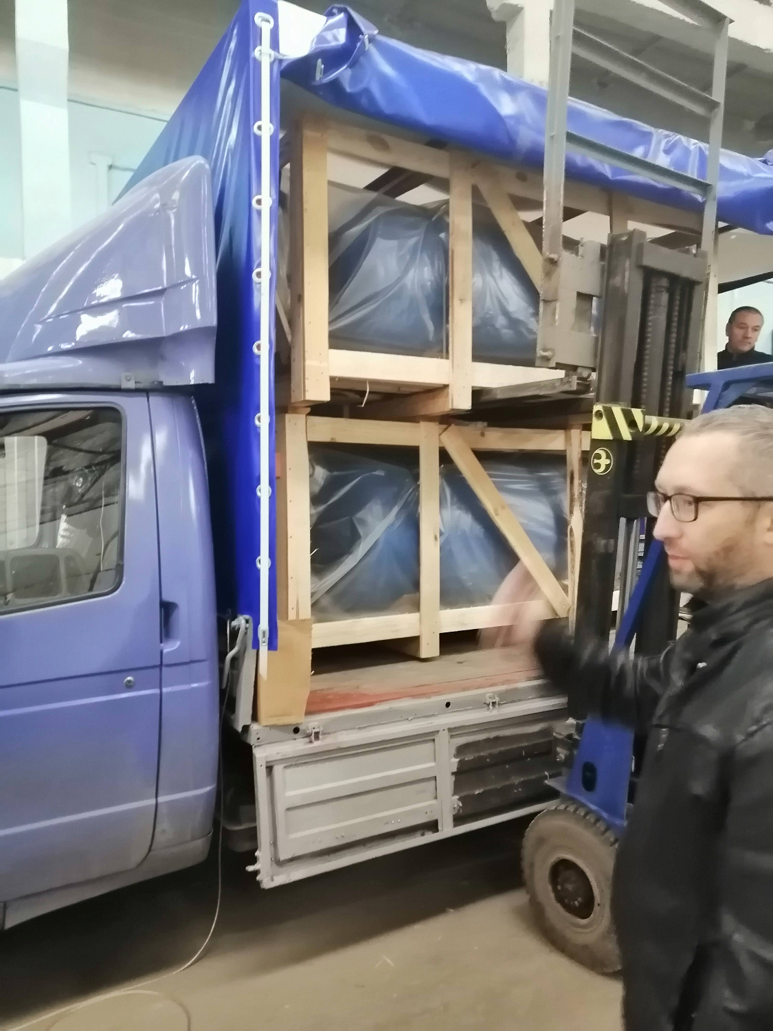 Отгрузка четырех ресиверов в Воронеже