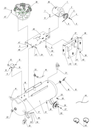 R 3106.00.00.021 Переходник 2"Mх3/4"F для 270w80