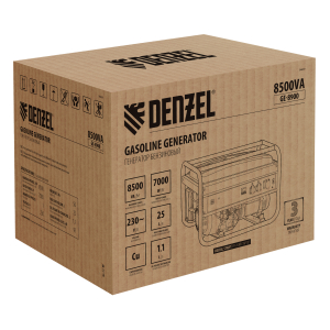 Бензиновый генератор DENZEL GE 8900 94639 для газового котла фото