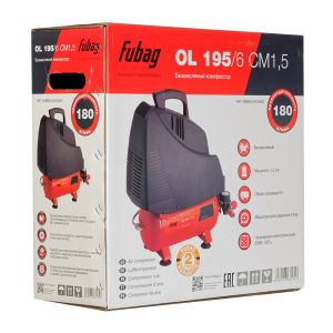 Поршневой компрессор Fubag OL 195/6 CM1.5 646033 для гаража фото